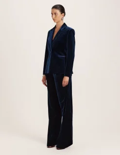 LEA VELVET BLAZER