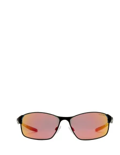 LEEDERVILLE BLACK WRAP SUNGLASSES