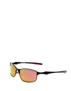 LEEDERVILLE BLACK WRAP SUNGLASSES