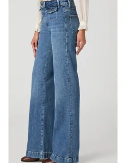 Leenah High Rise Wide Leg Denim Jeans