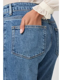 Leenah High Rise Wide Leg Denim Jeans