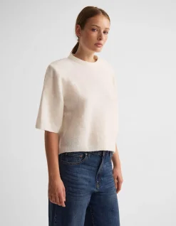 LEETA WOOL KNITTED T SHIRT