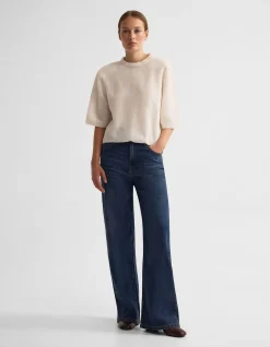 LEETA WOOL KNITTED T SHIRT