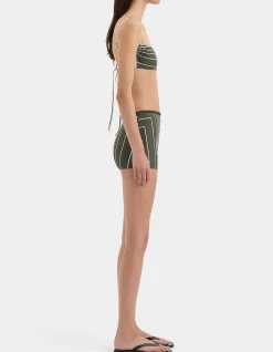 Leilana Bandeau Top with Bead Detail
