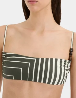 Leilana Bandeau Top with Bead Detail