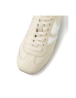 Leilana Retro Lace Up Leather Sneakers