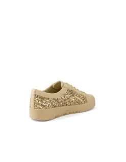 Lelah Zip Detail Leopard Panel Trainers