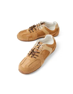 Lemmo Pony Suede Lace Up Trainers