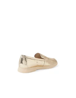 Lemmy Pale Gold Mosaic Loafers