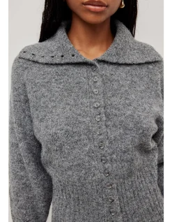Leni Collared Cardigan