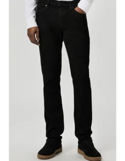 Lennox Transcend Slim Fit Black Jeans