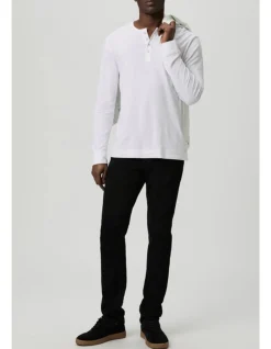 Lennox Transcend Slim Fit Black Jeans