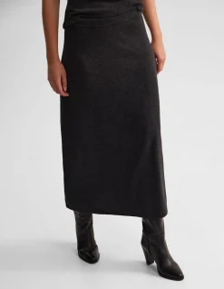 LEONIE CASHMERE BLEND KNITTED SKIRT