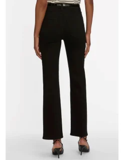 Le Sleek High Rise Ankle Straight Leg Jeans