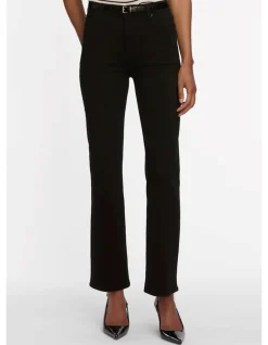 Le Sleek High Rise Ankle Straight Leg Jeans