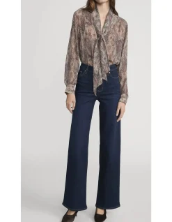 Le Slim Palazzo High Rise Wide Leg Jeans