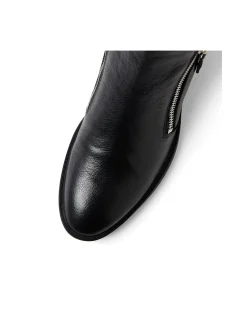Lettice Twin Zip Leather Ankle Boots