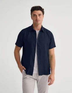 LEYTON SS EUROPEAN LINEN SHIRT
