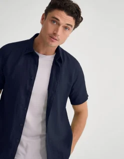 LEYTON SS EUROPEAN LINEN SHIRT