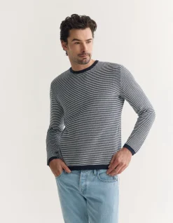 LIAM STRIPE CREW NECK