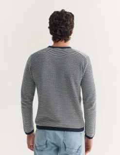 LIAM STRIPE CREW NECK