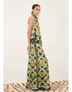 LIANA SILK PALAZZO PANT