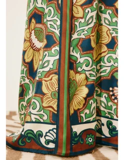 LIANA SILK PALAZZO PANT