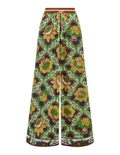LIANA SILK PALAZZO PANT
