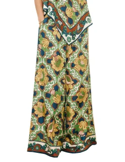 LIANA SILK PALAZZO PANT