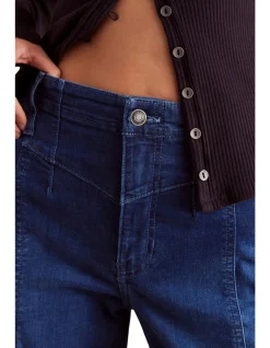 Libre High Rise Wide Leg Denim Jeans