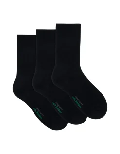 Lightweight Bamboo Ribbed Crew Sock 3 Pack