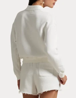 LIGHTWEIGHT FLEECE LONG-SLEEVE POLO