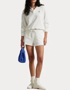 LIGHTWEIGHT FLEECE LONG-SLEEVE POLO