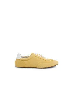 Liloa Lemon Suede Lace Up Sneakers