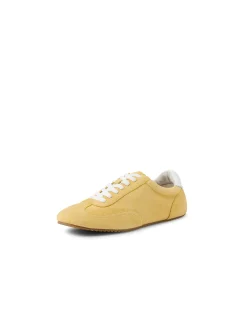 Liloa Lemon Suede Lace Up Sneakers