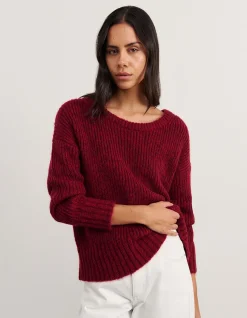 LILY SCOOP NECK LS KNIT