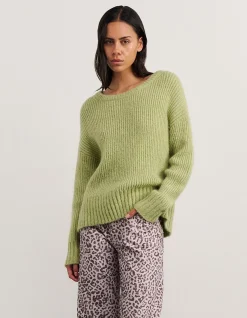 LILY SCOOP NECK LS KNIT