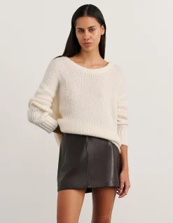 LILY SCOOP NECK LS KNIT