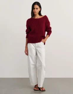 LILY SCOOP NECK LS KNIT