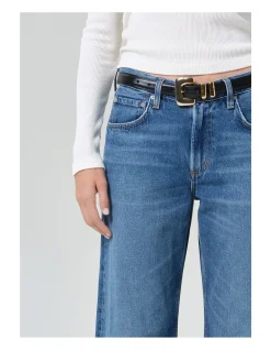 Lindz Easy Straight Low Rise Regenerative Denim Jeans