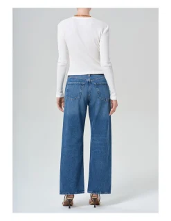 Lindz Easy Straight Low Rise Regenerative Denim Jeans