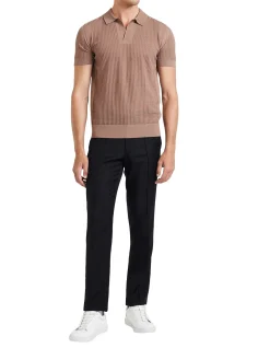 Linen Blend Drawstring Pants