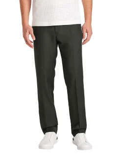 Linen Blend Drawstring Pants