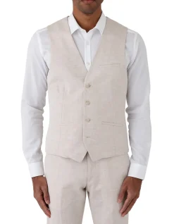 Linen Cotton Slim Vest