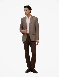 Linen Cotton Textured Blazer