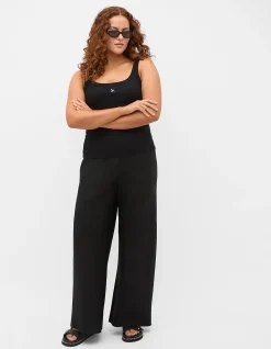 LINEN EASY WIDE LEG PANT