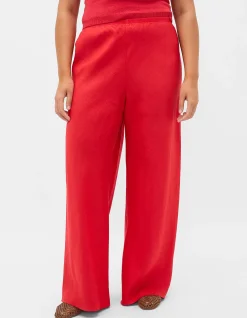 LINEN EASY WIDE LEG PANT