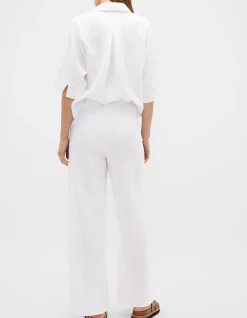 LINEN EASY WIDE LEG PANT