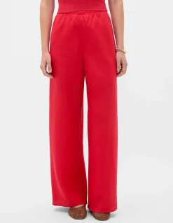 LINEN EASY WIDE LEG PANT