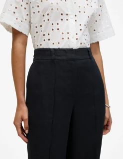 Linen Pintucked Pant